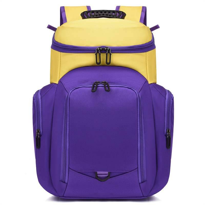 Large -capacity basketball backpack printed logo outdoor sports football storage bag training backpack