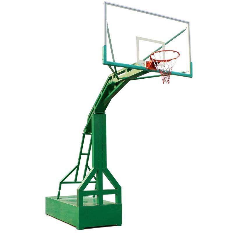 Mobile outdoor floor -style basketball frame Standard outdoor home children's blue ball rack competition adult basketball box