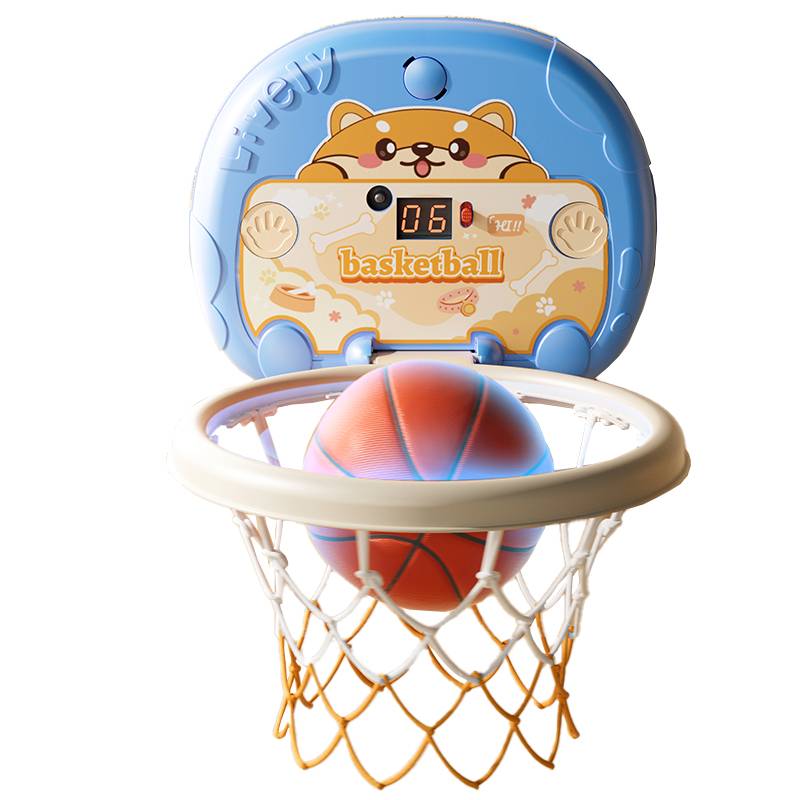 Children's basketball box indoor shooting baby basketball rack 1-3 -year -old baby home ball toy birthday gift