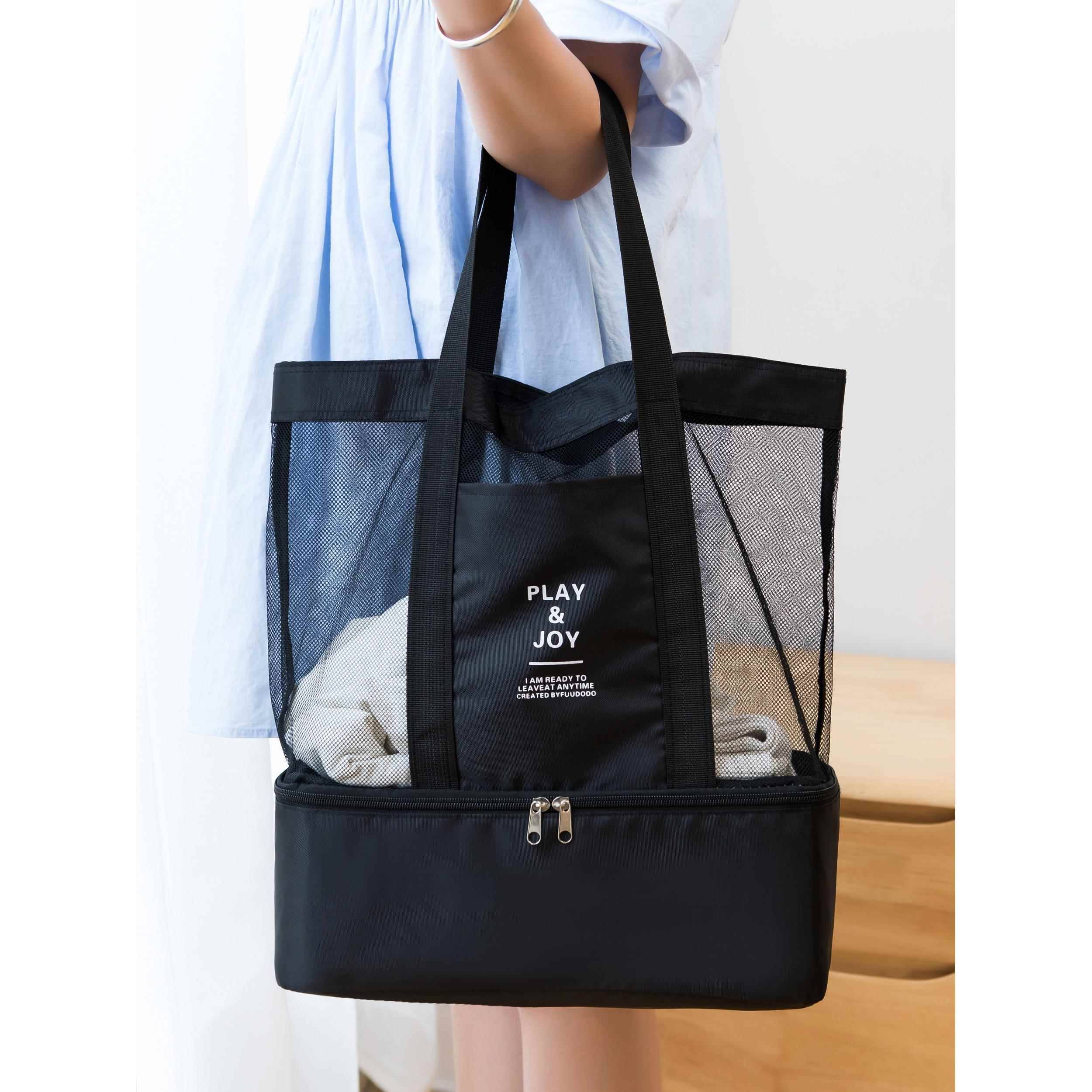 Swimming bag dry and wet separation of women's waterproof bag swimming equipment and supplies Swinging clothes storage bags, handheld beach bag