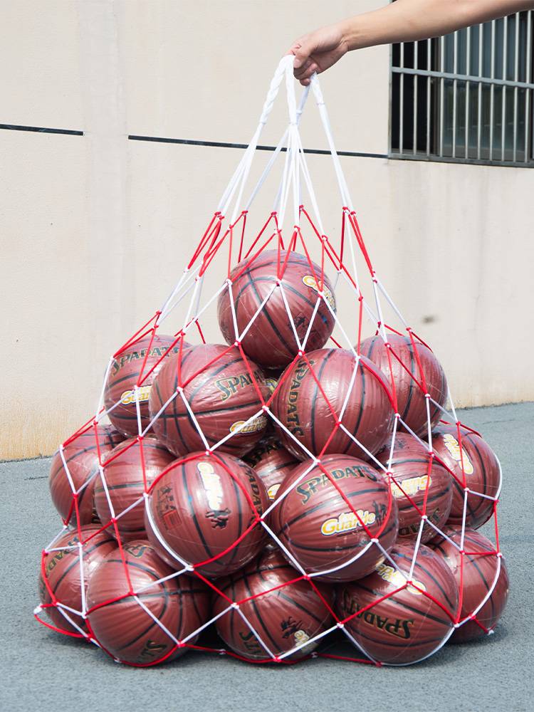 Basketball big net pocket bag basketball net pocket multi -function storage bag ball network sports training volleyball football bag
