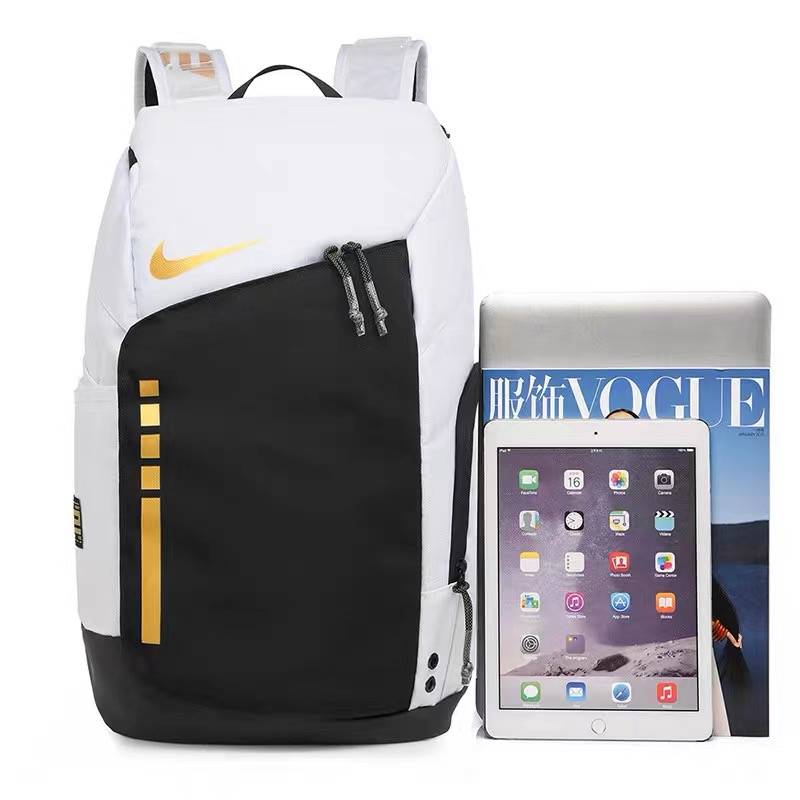 Nike Nike USA air cushion pilet shoulder bag large -capacity student schoolbag travel bag training sports backpack basketball bag