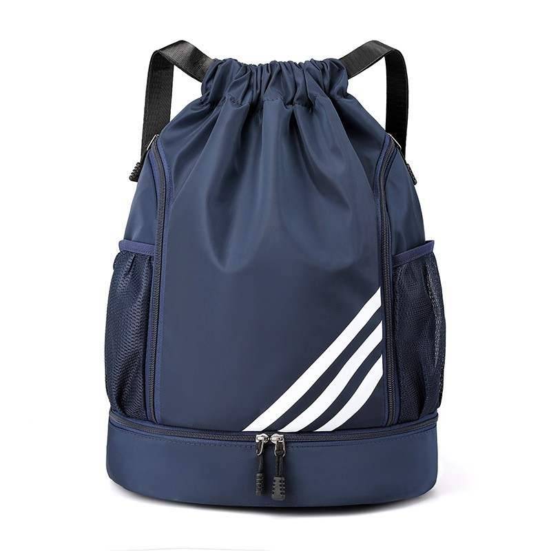 Tide new shoulder bag beam pockets increase thick basketball bag large capacity, dry and wet separation sports outdoor schoolbags