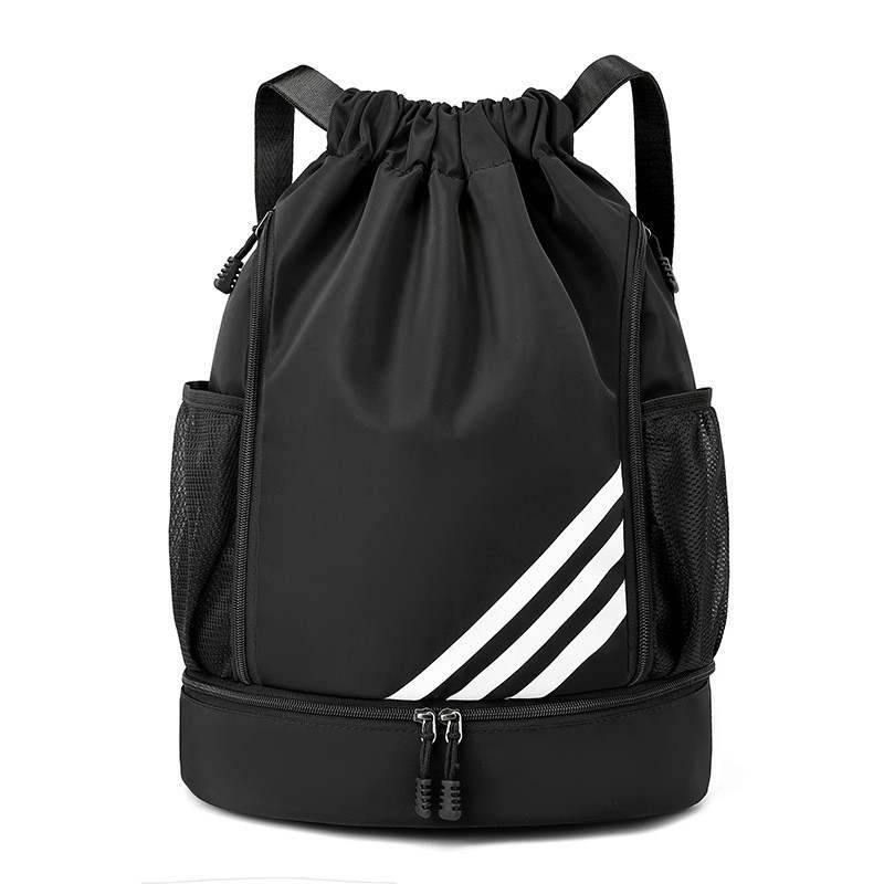 Tide new shoulder bag beam pockets increase thick basketball bag large capacity, dry and wet separation sports outdoor schoolbags