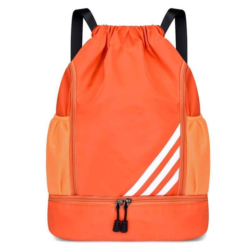 Tide new shoulder bag beam pockets increase thick basketball bag large capacity, dry and wet separation sports outdoor schoolbags