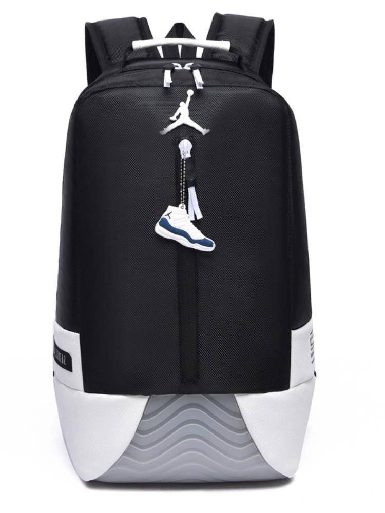 New flying man sports backpack Large -capacity boys student tide bag female high school American basketball bag travel school bag