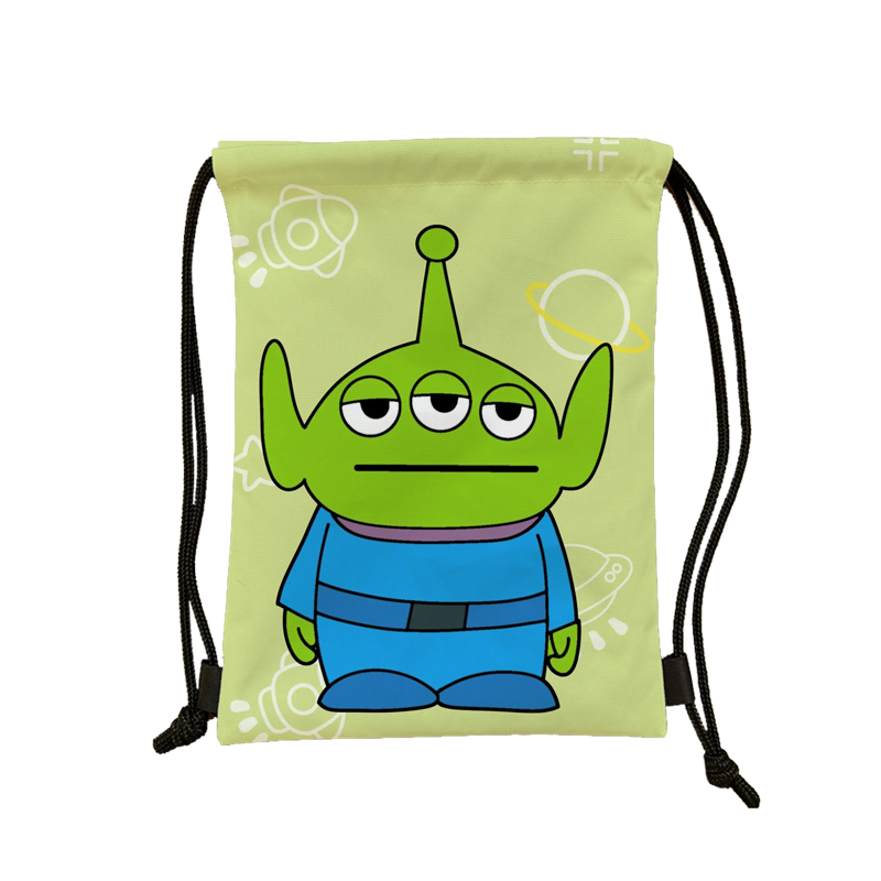 Cartoon three -eyed high -value waterproof storage bag new large -capacity portable portable back basketball bag
