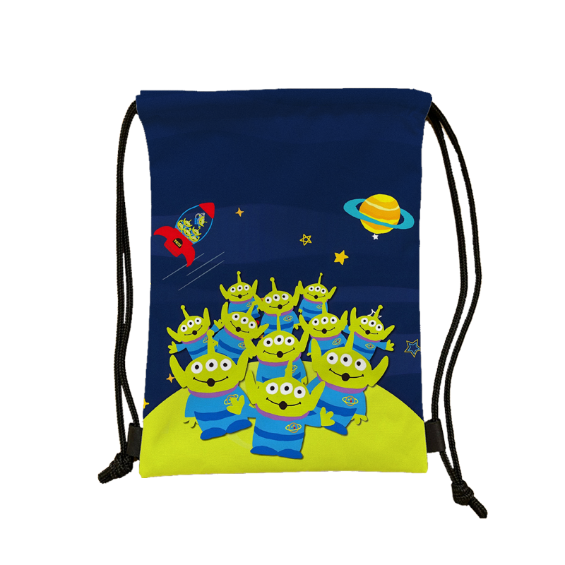 Cartoon three -eyed high -value waterproof storage bag new large -capacity portable portable back basketball bag