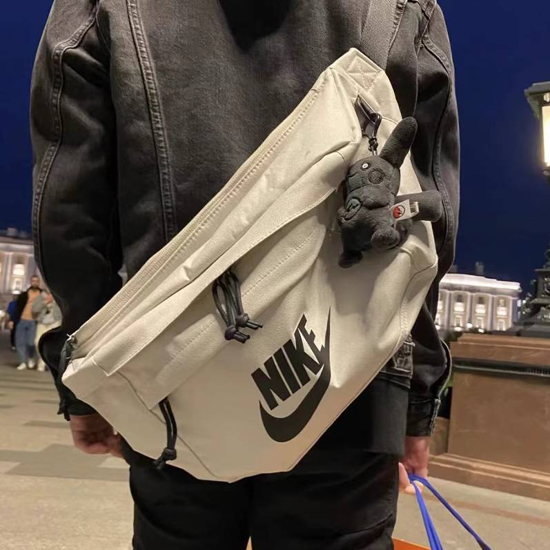Nike Nike genuine Wang Yibo same sports men's chest bag Student big cross -body shoulder bag training fitness bag