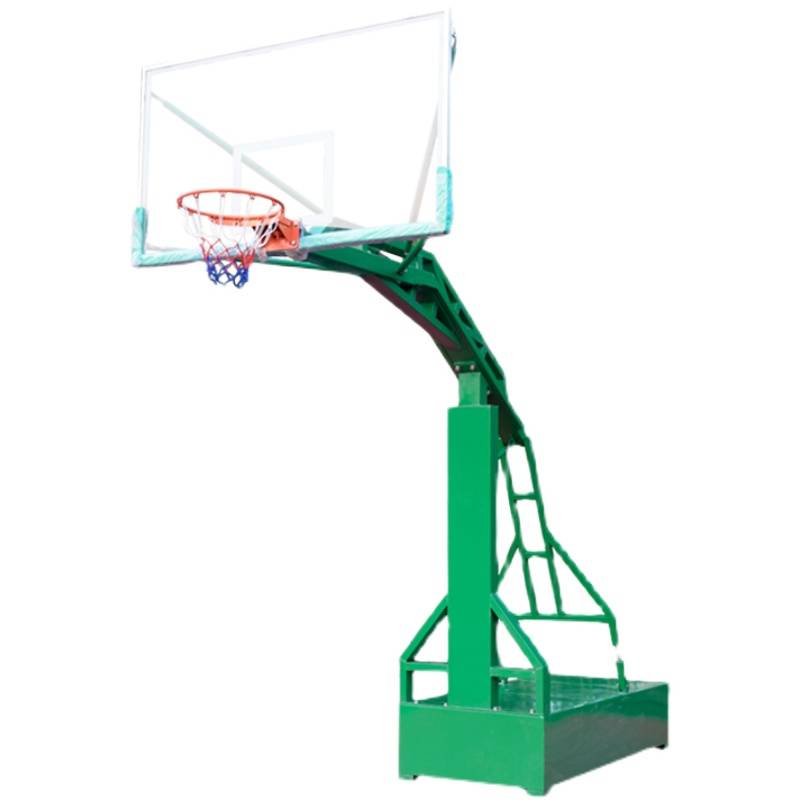 Standard blue ball frame landing -type adult mobile basketball team outdoor basketball rack adult home training competition