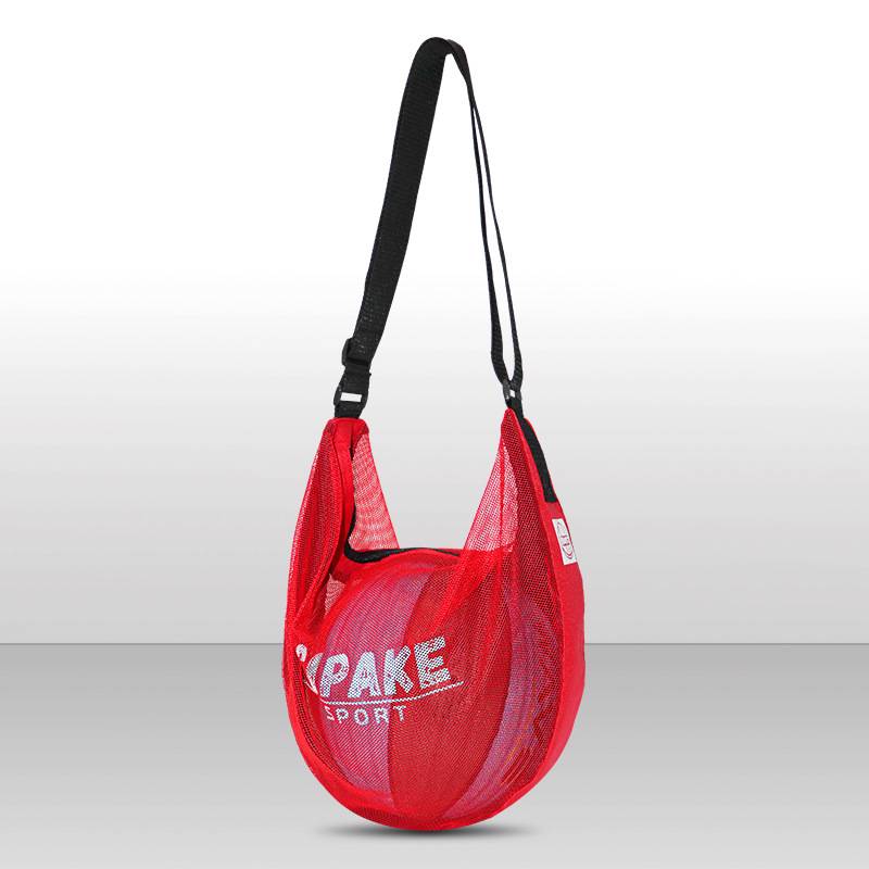 [Red] - Single-shoulder bag, maximum capacity: Standard 7 adult basketball