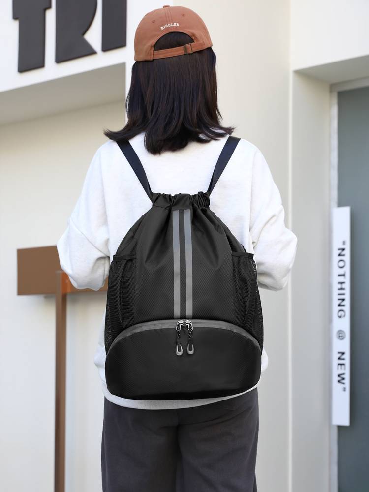 Basketball bag dry wet separation Swimming bag waterproof pumping pumping backpack men's basketball bag bag students portable sports bag