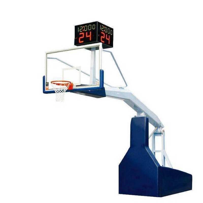 Indoor adult basketball frame manual electric hydraulic mobile basketball standing outdoor lifting professional competition basketball rack