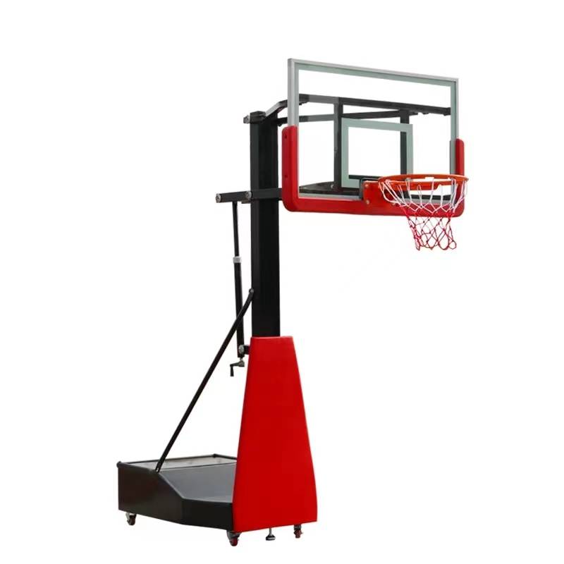 Children's mobile lifting basketball rack