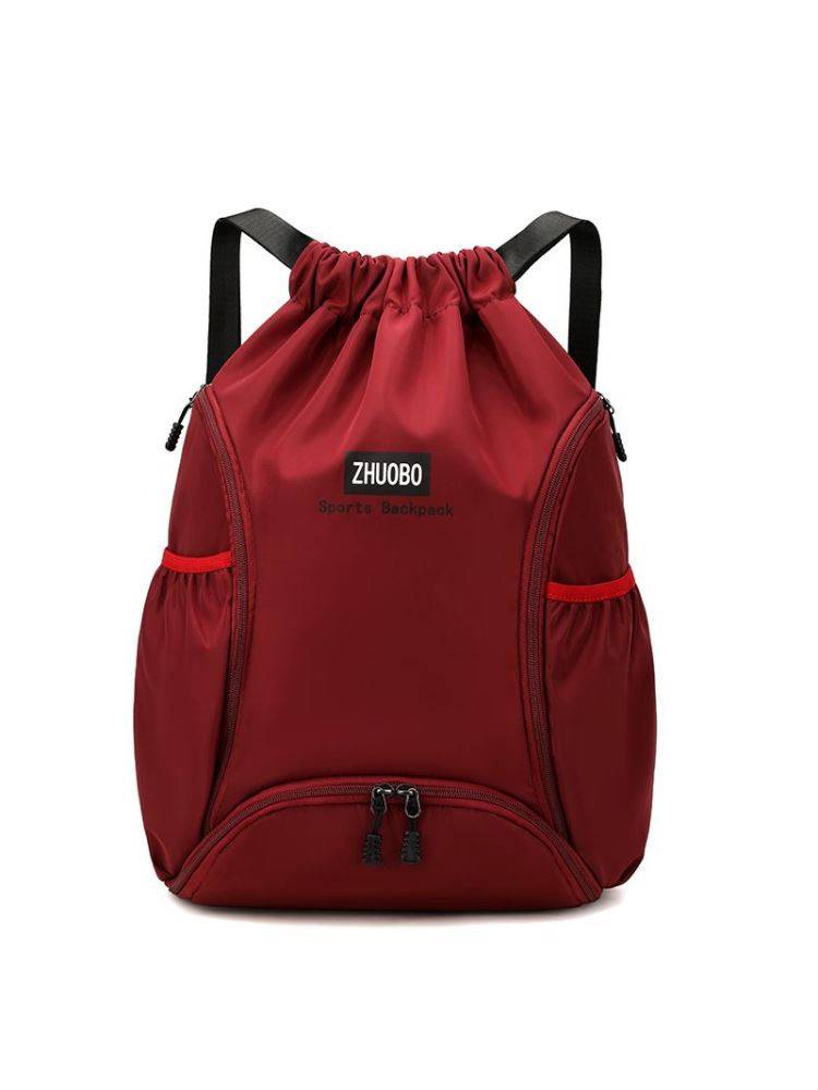 Beam bag basketball bag Student football bag training bag large -capacity multi -function poly shoulder bag sports ball shoe collection bag