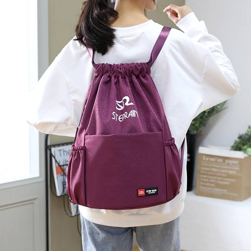 Men and women's sports fitness bag outdoor simple travel bag football basketball bundle pocket pocket drawers large capacity