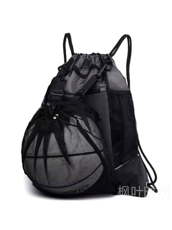 Basketball bag ball bag multi -functional large -capacity foot basketball children's training bag sports bag stretch rope beam storage bag
