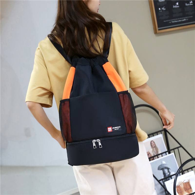 Pump in pocket training basketball bag large -capacity basketball bag bag students portable sports fitness bag men
