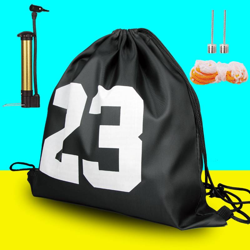 Black + air pump + air needle + web pocket