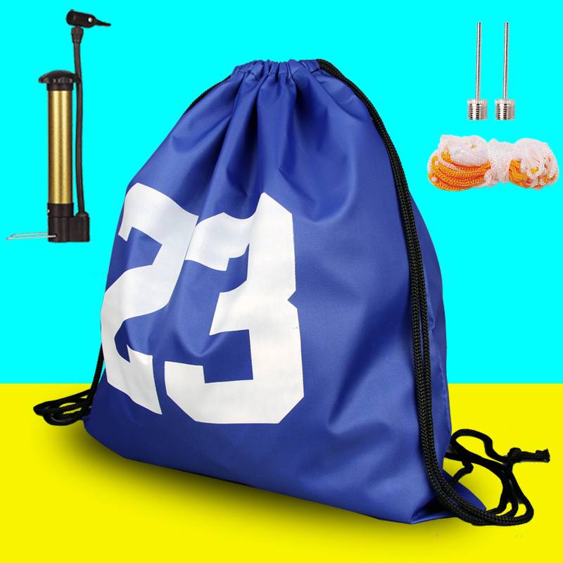 Blue + air pump + air needle + web pocket