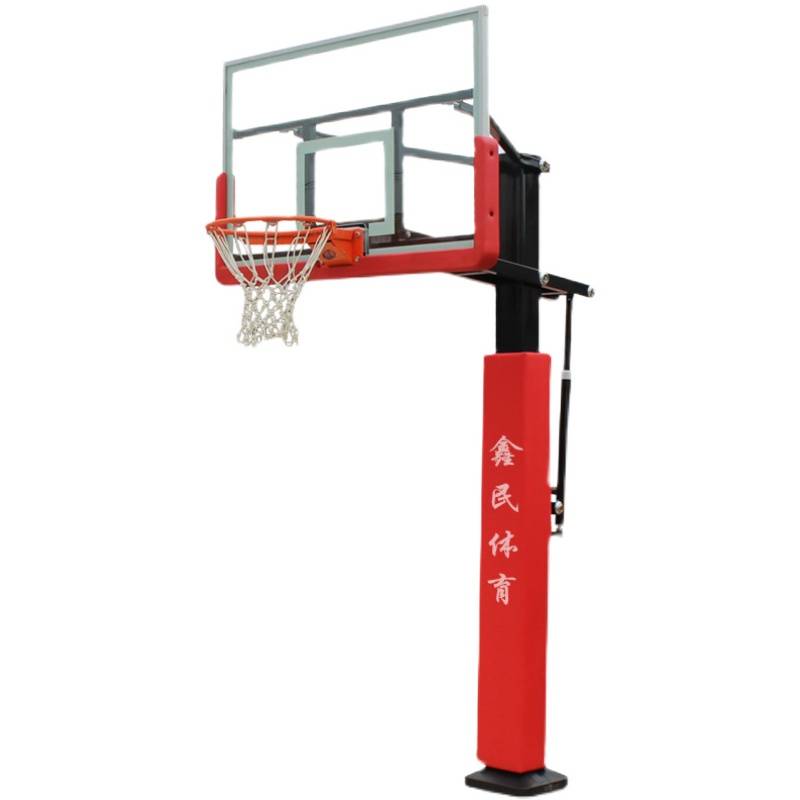 Basketball racks can move outdoor children adults indoor and outdoor young people standard professional American hydraulic lifting racks