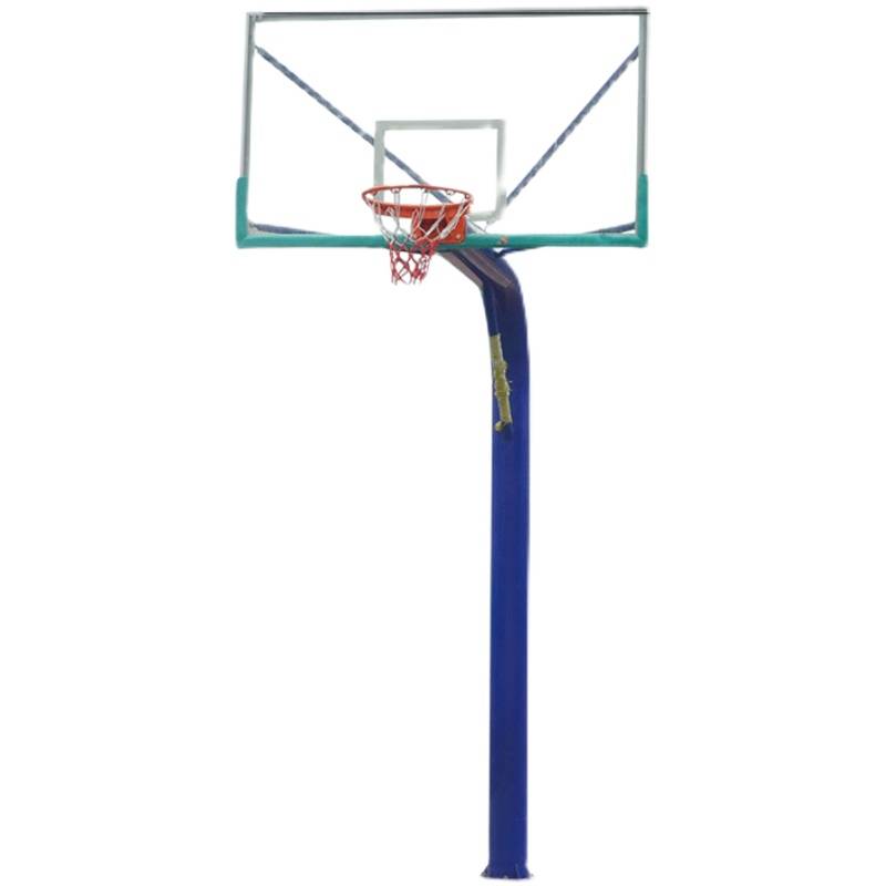 Land -buried basketball frame outdoor home standard standard rebounds adult basketball frame competition professional fixed shelf can be lifted and surrendered