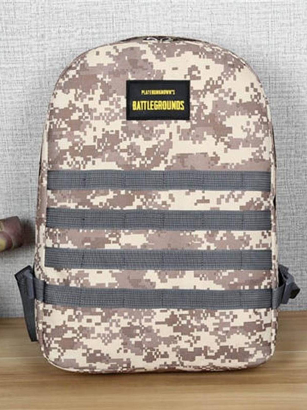 Eat chicken bags three -level backpack camouflage large -capacity school bag travel bag men's bag training bag military training bag