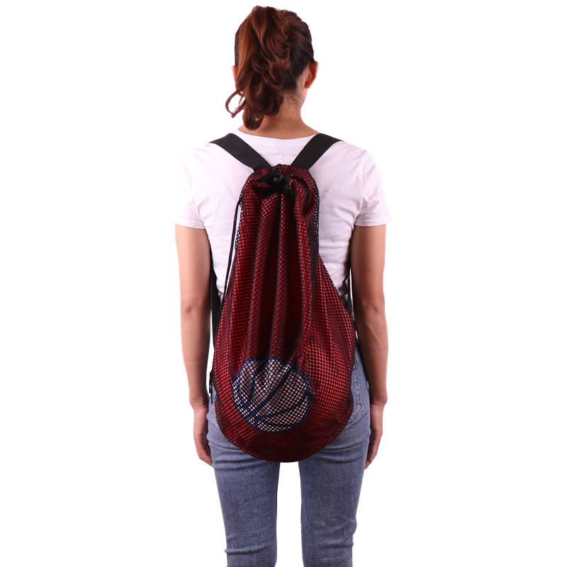 Double shoulder bag red