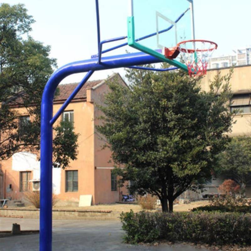 Blue 165 round tube basketball rack