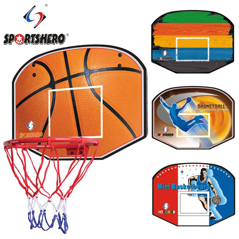 Youth Strong Children's Basketball Shelf Youth Interior Hanging Wooden rebounds iron basket box ball shot interactive toys