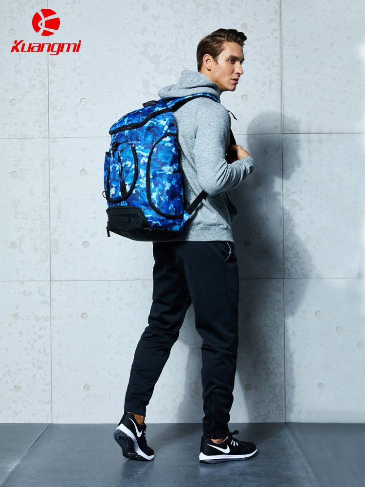 Crazy Basketball Bag Training Basketball Base Bag Net Pocket Netbag Large -capacity Model Professional Sports Backpack Backpack