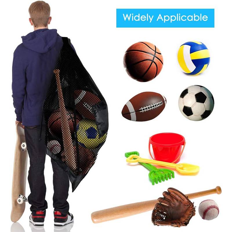 Basketball net pocket large -capacity sports equipment ball bag collection bag bold football network pocket volleyball big net bag ball bag