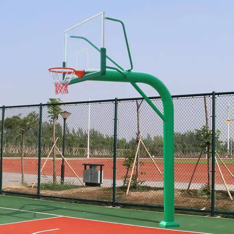 Outdoor adult standard basketball frame fixed mobile school training competition special basketball rack