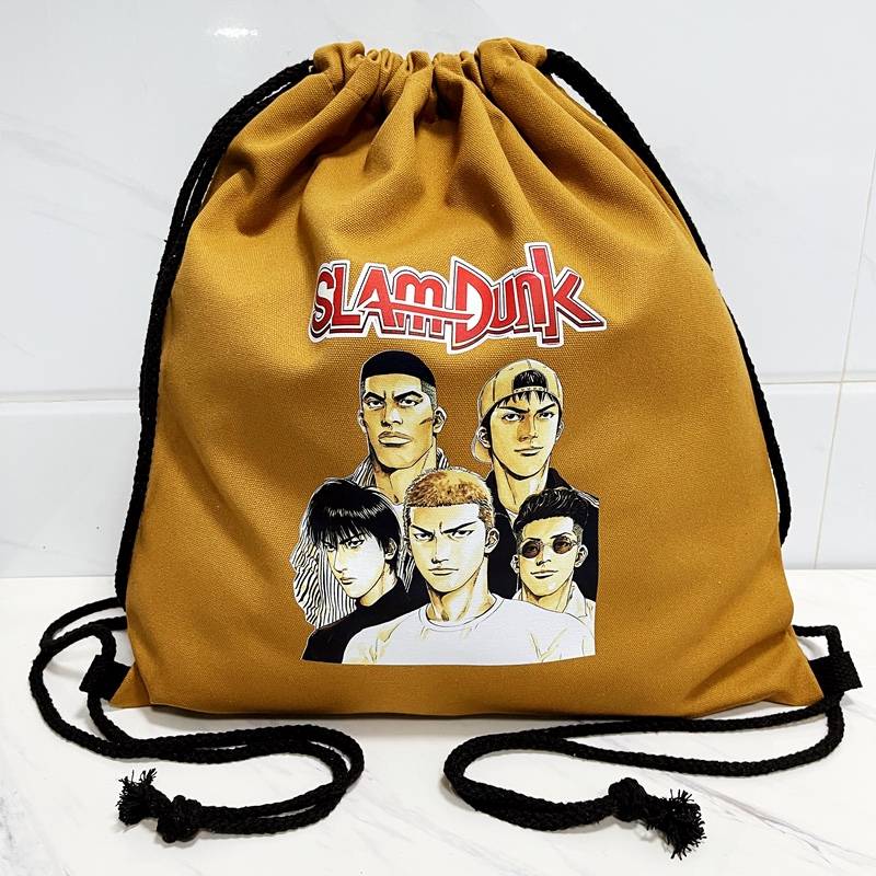 12 An color canvas new cartoon slam dunk masters drawing rope bouquet basketball bag climbing canvas