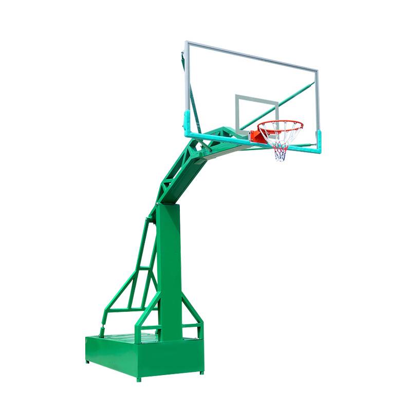 Standard basketball outdoor mobile basketball standard professional basketball rack adult basketball rack can be lifted and surrendered basketball rack