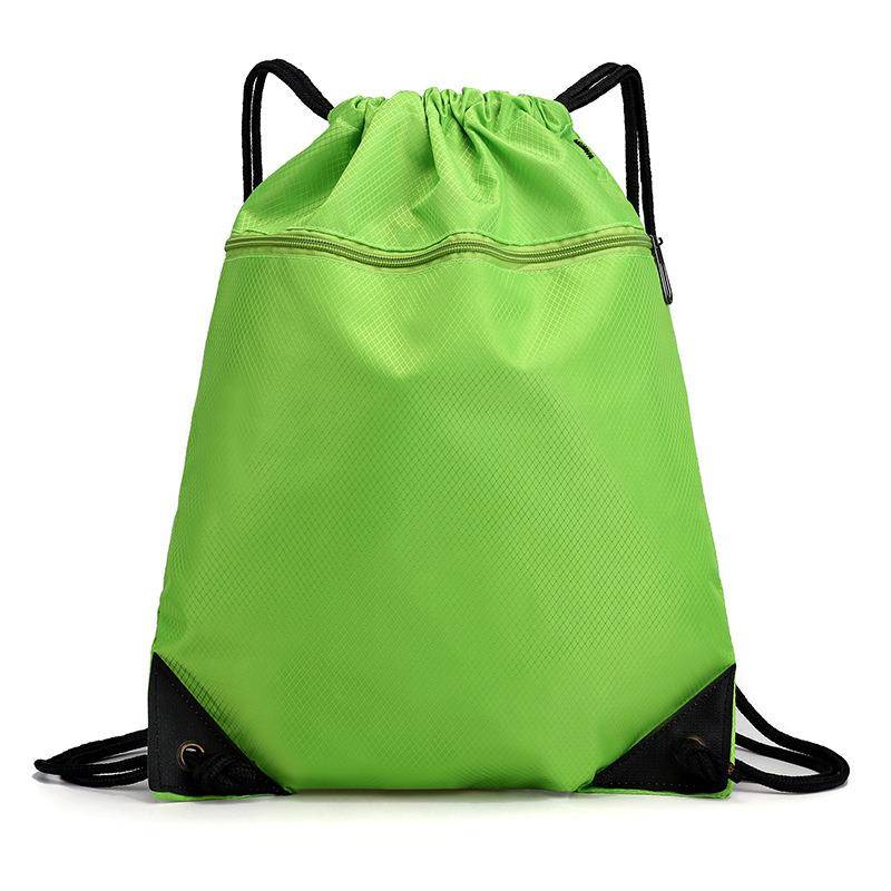 Custom LOGO Simple Pulling Strip Bid Pocket Pocket Backpack Waterproof Sports Pack Training Package Football Basketball Shoes Bag