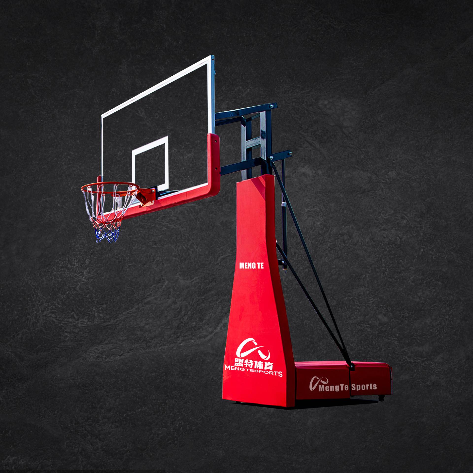 A3 teenager hand shake and drops the mobile basketball rack 80 × 120cm rebound