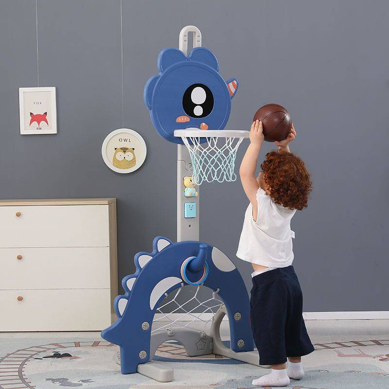 Children's toys, children's basketball rack rooms can be lifted in a basketball rack landing football goal, boys ball hot
