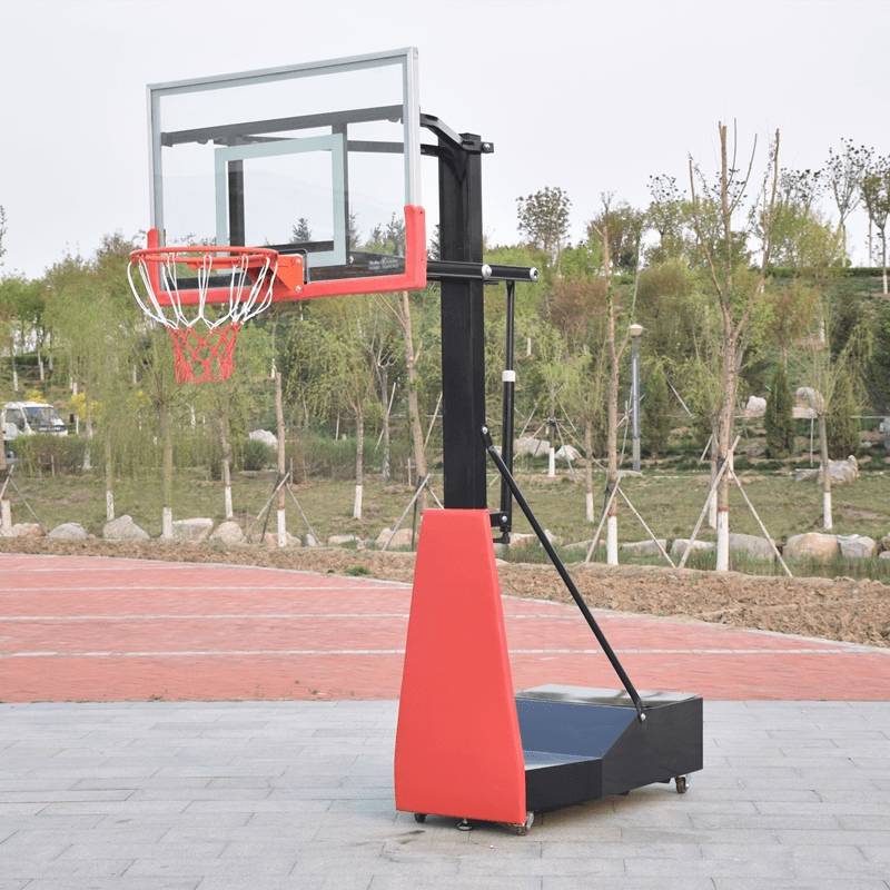 Outdoor mobile basketball rack adult children's home school indoor standard competition professional lifting basketball shooting
