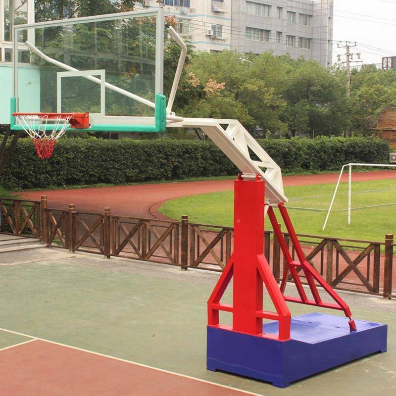 Three -color imitation hydraulic basketball rack