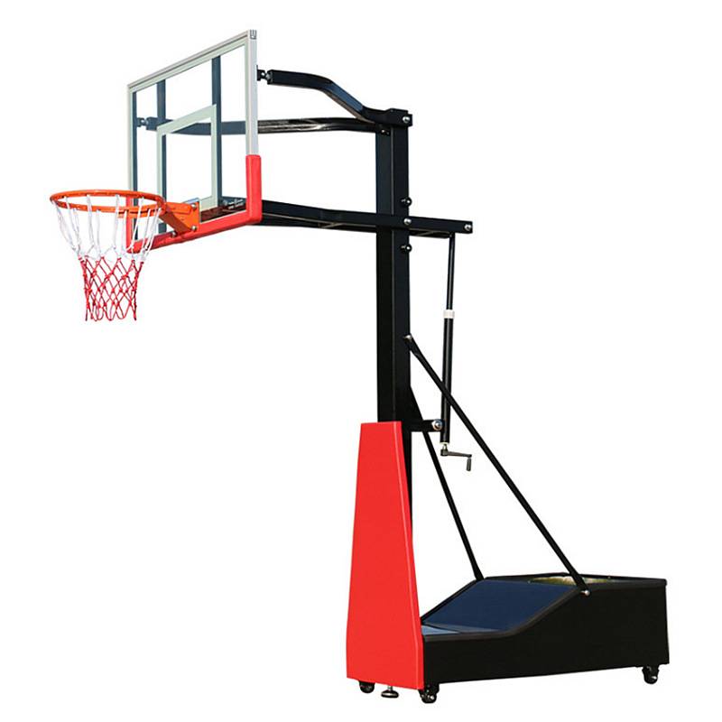 Outdoor burial square tube basketball rack basket room indoor and outward adult leisure entertainment basketball racks can be lifted and surrendered