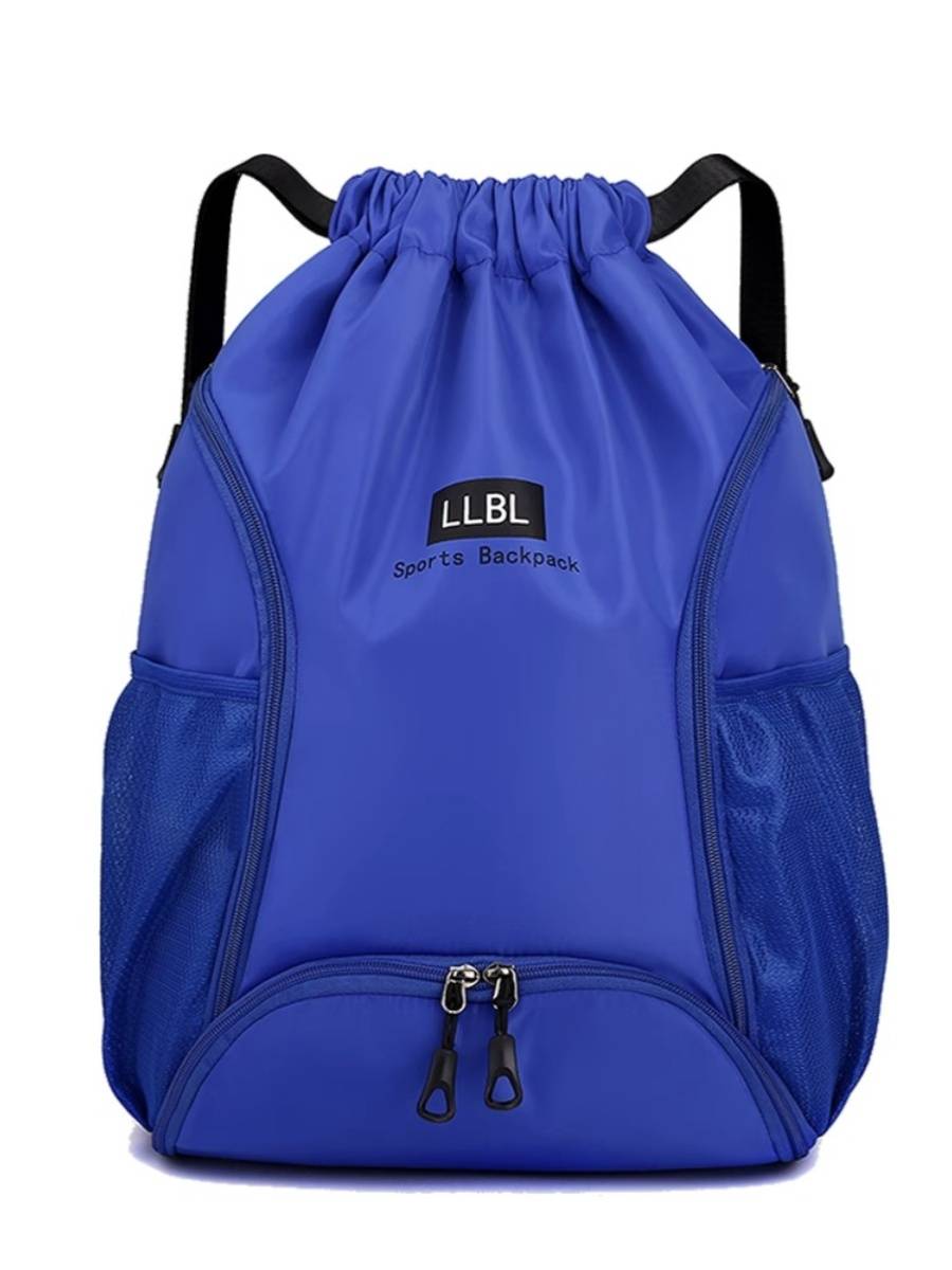 Large -capacity basketball bag training backpack beam pocket drawing ball shoe storage bag sports fitness bag backbar shoulder basketball bag