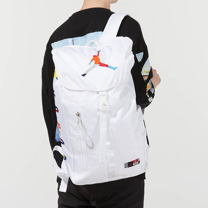 Nike flagship store men's bag and women's bag Jordan basketball training sports bag backpack training backpack AJ schoolbag tide