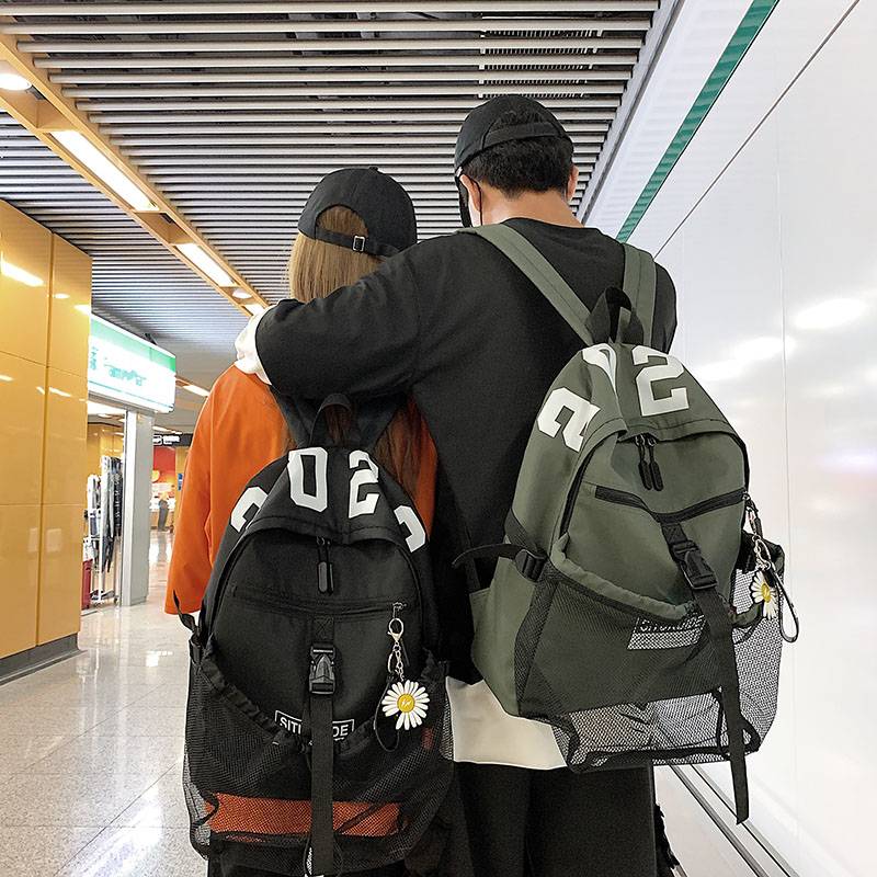 Basketball bag men's back -shoulder large -capacity training sports multifunctional backpack drawstring tide tide brand high school trend student schoolbag