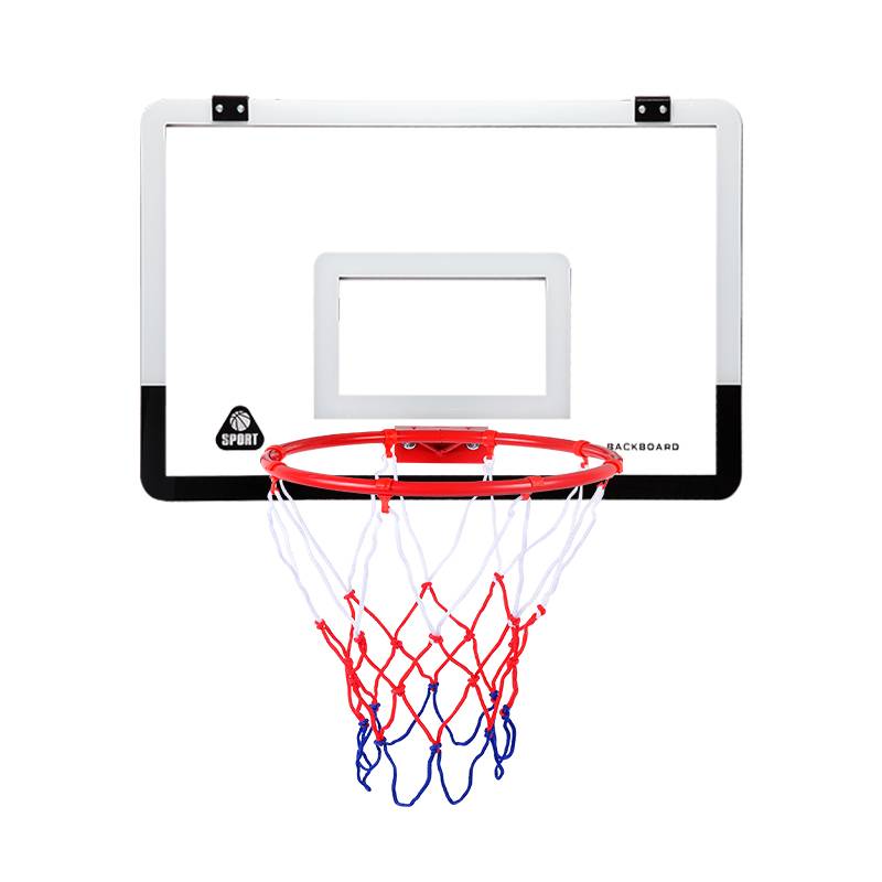 Children's wall -mounted shooting box basketball rack iron frame home room free punching can be dunk small basket No. 7 adult