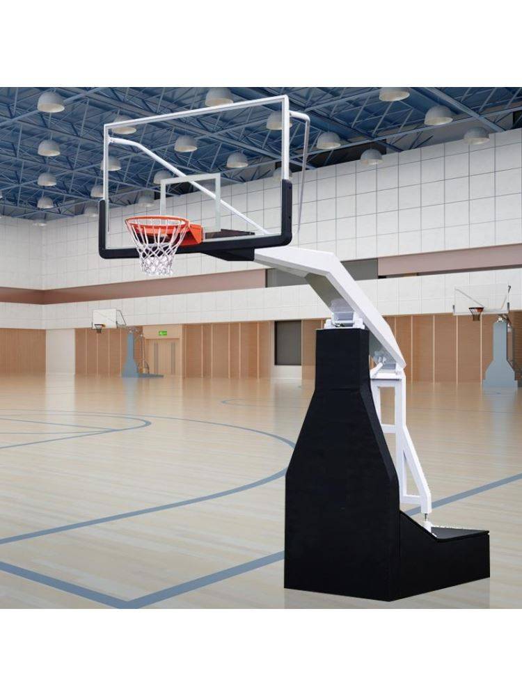 Outdoor mobile indoor competition professional adult standard venue basketball rack manual electric hydraulic lifting basketball rack