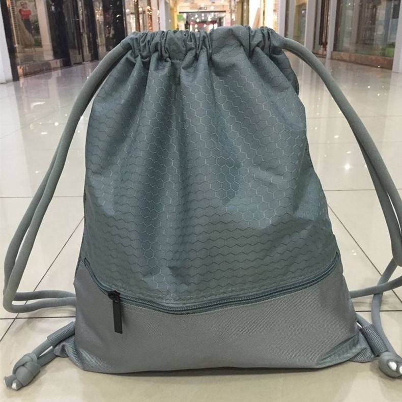 Custom bundle pocket basketball bag large -capacity outdoor men's and women's fitness football bag drawing rope bare bag sneakers sports bag