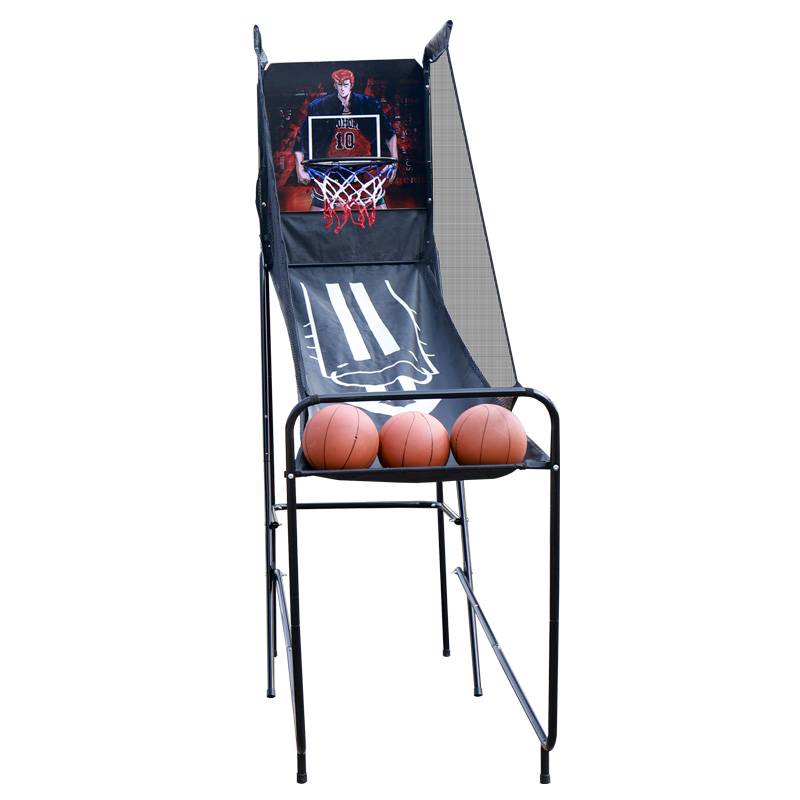 Single electronic scoring shooter adult children's indoor basketball rack entertainment activity can fold the basketball rack