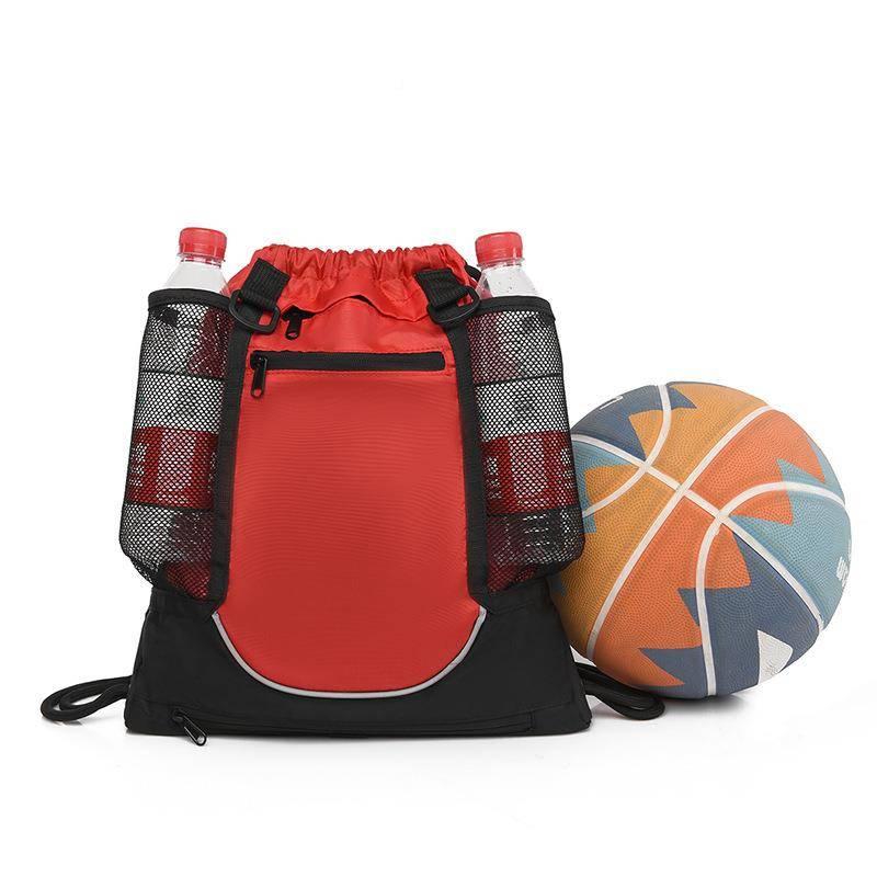 Aofeng basketball shoulder bag football bag volleyball multi -exercise 678#trumpet can sports drawstring dual -bag disassembly net bag