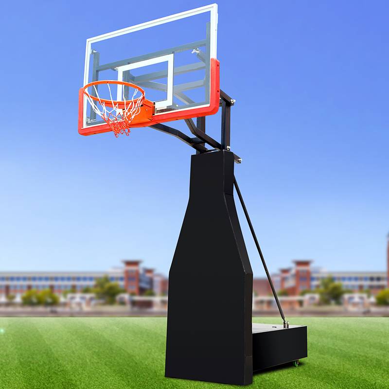 Basketball rack electric hydraulic lifting basketball frame indoor professional competition can lifted the game basketball frame manual hydraulic pressure